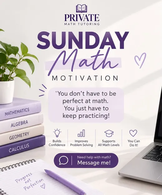 Sunday math motivation: keep practicing